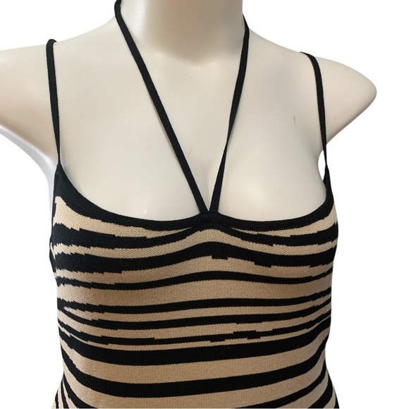 Plus Size, Fashion Nova Black and White Bodycon Maxi Dress, 3X - Picture 6 of 8